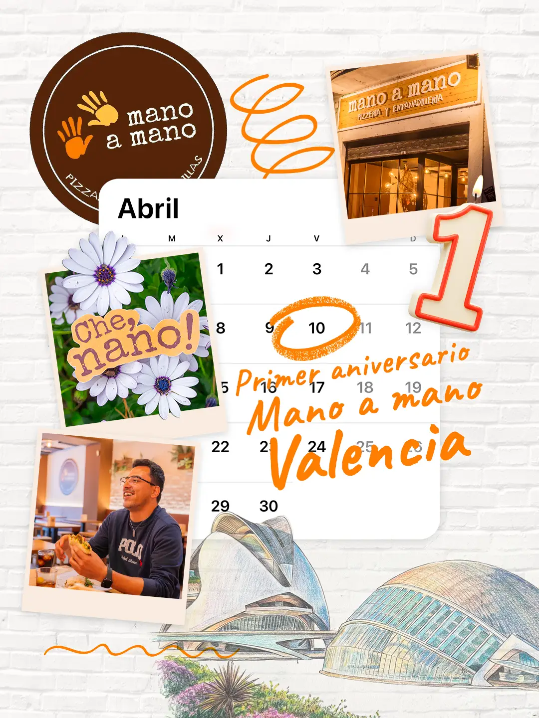 Mano a Mano Valencia cumple 1 año 🍕